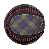 Balle De Baseball Clan McClelland MacLellan Scottish Dream Tartan (Devant Gauche)