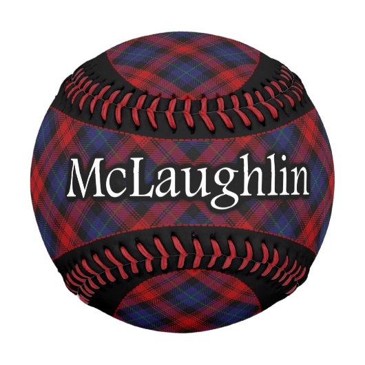 Balle De Baseball Clan McLaughlin MacLachlan Tartan écossais (Devant)