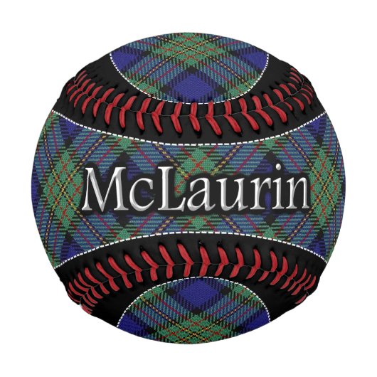 Balle De Baseball Clan McLaurin MacLaren Scottish Dream Tartan (Devant)