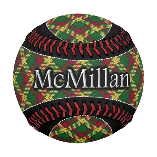 Balle De Baseball Clan McMillan MacMillan Scottish Dream Tartan (Devant)