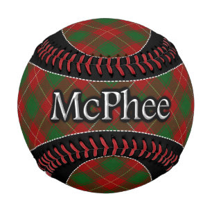 Balle De Baseball Clan McPhee MacFie Scottish Dream Tartan