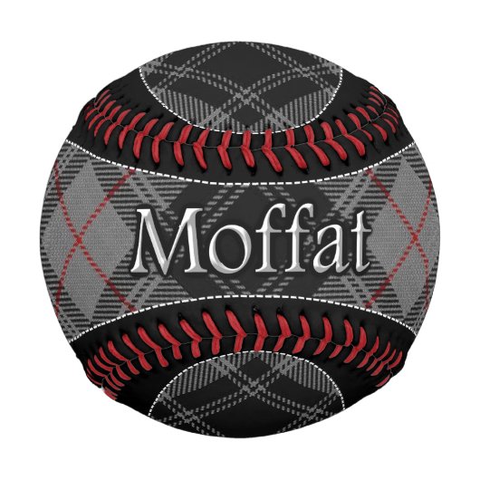 Balle De Baseball Clan Moffat Scottish Dream Tartan (Devant)
