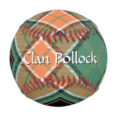 Balle De Baseball Clan Pollock Tartan Baseball (Devant)