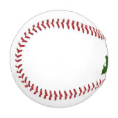 Balle De Baseball Classic Fishers Island Logo Baseball - Vert (Devant Gauche)