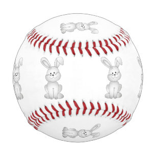 Balle De Baseball Clipart blanc de lapin