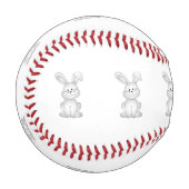 Balle De Baseball Clipart blanc de lapin (Devant Gauche)