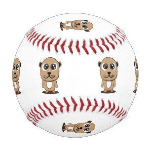 Balle De Baseball Clipart de caractères mignons