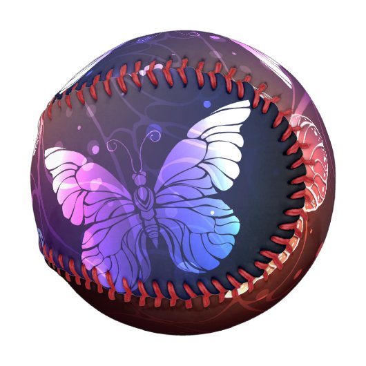 Balle De Baseball Clowing Night Butterflies (Devant Droite)