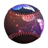 Balle De Baseball Clowing Night Butterflies (Devant)