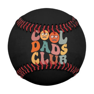 Balle De Baseball Club des papas cool papa Fête des pères Rétro Groo