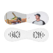 Balle De Baseball Coach personnalisé avec 2 photo et nom d'équipe (Panneaux)