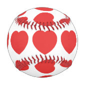 Balle De Baseball Coeur d'amour (Dos)