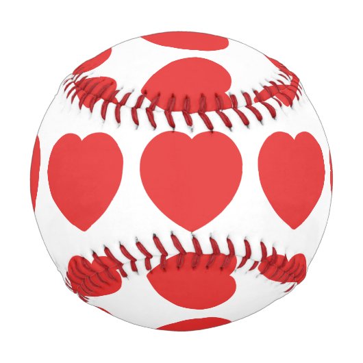Balle De Baseball Coeur d'amour (Devant)