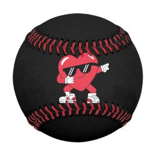 Balle De Baseball Cœur de Dabbing Cadeaux drôles pour la Saint-Valen