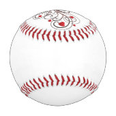 Balle De Baseball Coeur défilé (Dos)