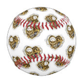 Balle De Baseball Coeur vapeur avec un manomètre (Dos)