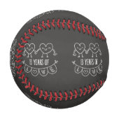 Balle De Baseball Coeurs de la calèche du 13e anniversaire (Devant Gauche)