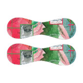 Balle De Baseball collage d'art abstrait, milieux mixtes et aquarell (Panneaux)