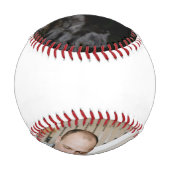 Balle De Baseball Collage de photos de baseball Script pour la fête (Dos)
