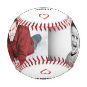 Balle De Baseball Collage de photos de famille Journée du Père (Devant)