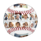 Balle De Baseball Collage de photos Instagram - Jusqu'à 14 photos en (Devant)