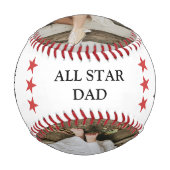 Balle De Baseball Collage photo de Fête des pères mignonne (Devant)