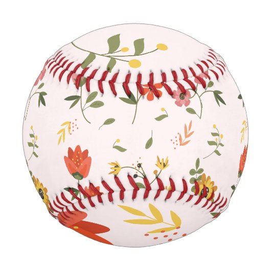 Balle De Baseball collection de fleurs (Dos)