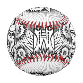 Balle De Baseball Conception artistique tribale (Dos)