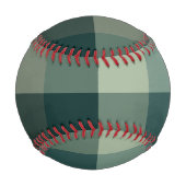 Balle De Baseball Conception carreaux vichy vert (Dos)