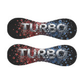 Balle De Baseball Conception chrome TURBO futuriste 3D (Panneaux)