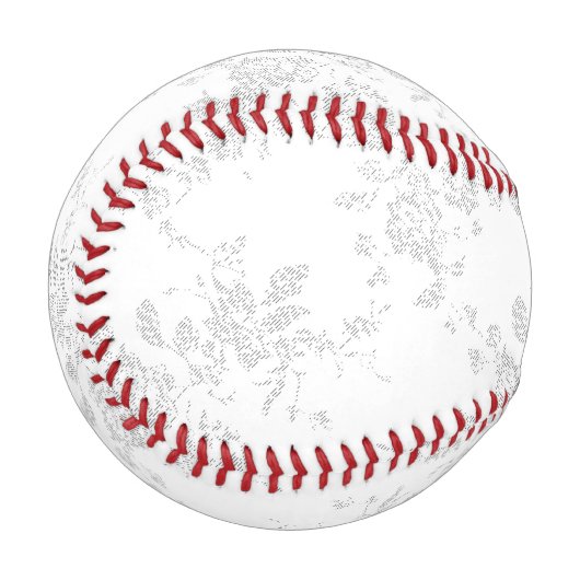 Balle De Baseball conception d'art linéaire (Devant Gauche)