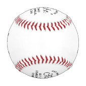 Balle De Baseball Conception de devis papa spécial (Devant)