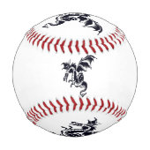 Balle De Baseball Conception de dragon volant (Dos)