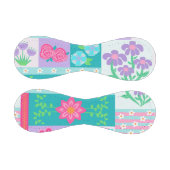 Balle De Baseball Conception de fleurs vibrantes en fleurs (Panneaux)