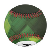 Balle De Baseball Conception de la technologie abstraite Monogram Gr (Dos)