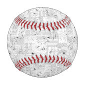 Balle De Baseball Conception de langue Un cent un (Dos)