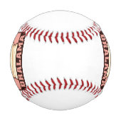 Balle De Baseball Conception d'illustration de lama mignon (Devant)