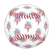 Balle De Baseball Cône rose Sakura crème glacée gaufre (Dos)