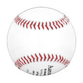 Balle De Baseball Confirmation des cadeaux de baseball pour les garç (Dos)