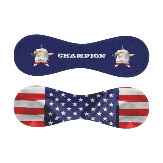 Balle De Baseball Cool Bald Eagle, Drapeau Américain, Star (Panneaux)