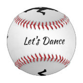 Balle De Baseball Cool Deux tons Dansons Baseball (Devant)