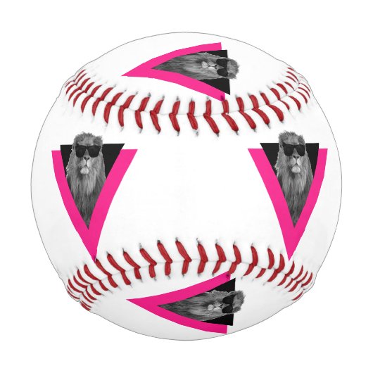 Balle De Baseball Cool Lion Baseball (Devant)