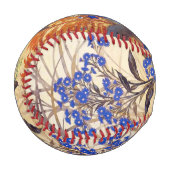 Balle De Baseball Cool oriental fleurs japonaises peinture vibrante (Devant Gauche)