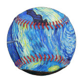 Balle De Baseball Cool Starry Night Vincent Van Gogh peinture art (Devant)