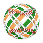 Balle De Baseball Côte d'Ivoire et Côte d'Ivoire Drapeau marqué Votr (Dos)