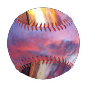 Balle De Baseball Coucher de soleil époustouflant (Devant)