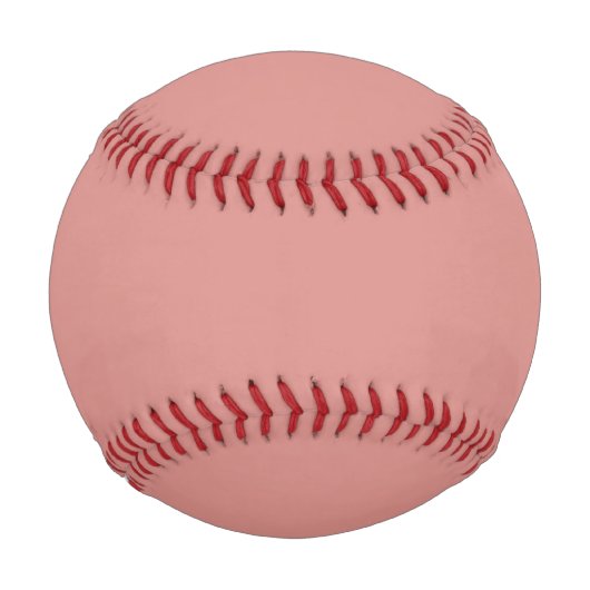 Balle De Baseball Couleur Or Rose Uni Moderne (Devant)