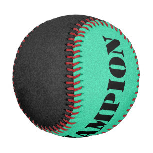 Balle De Baseball Couleur seule - noir & menthe
