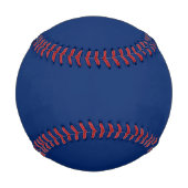 Balle De Baseball Couleur solide bleue royale (Dos)