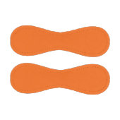 Balle De Baseball Couleur solide de tigre orange (Panneaux)